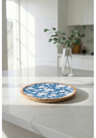 Mango Agacı Pasta Tabağı & Sunum Tabağı 20 Cm Desenli Diğer