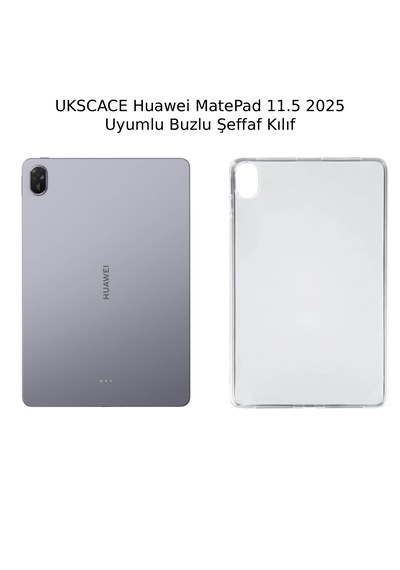 Huawei Matepad 11.5 2025 Papermatte Kılıf - Frosted Series Buzlu Şeffaf Arka