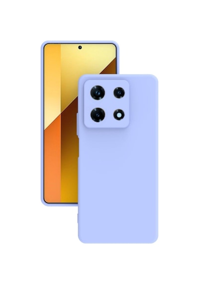 İnfinix Note 30 Pro Kılıf Kamera Korumalı Silikon Rubber Arka Kapak Lila