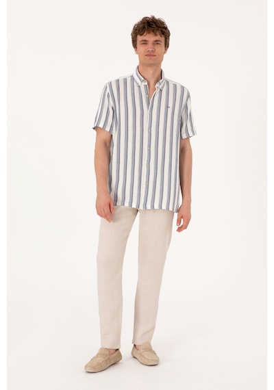 U.s. Polo Assn. Erkek Lacivert Gömlek Kısa Kollu 50299880-vr033 Lacivert