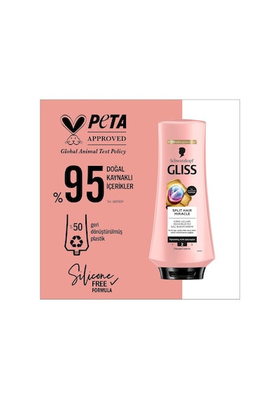 Split Hair Miracle Kırık Uçları Mühürleyici Saç Bakım Kremi 360 Ml