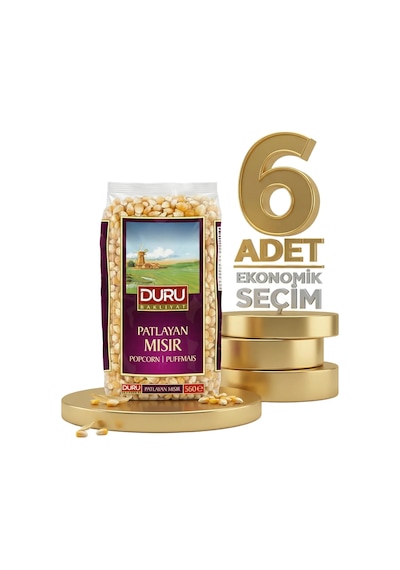 Duru Patlayan Mısır 6x500 Gr