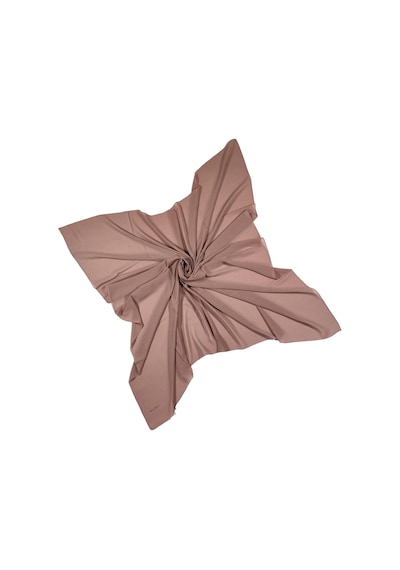 Mısırlı Eşarpları Tesettür Giyim Krep Kadın Eşarp 120x120 Cm - Vizon