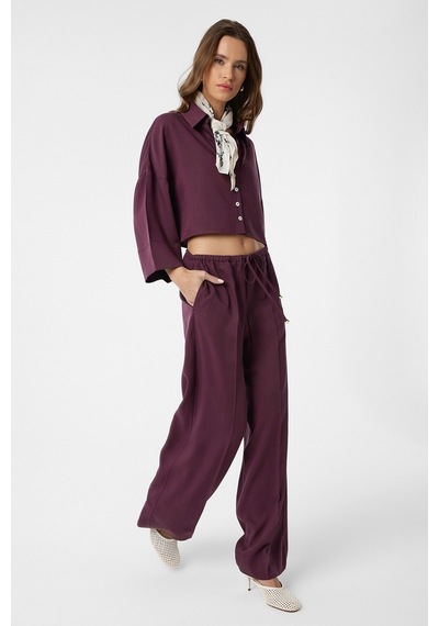 Antioch Relaxed Kadın Pantolon Bordo