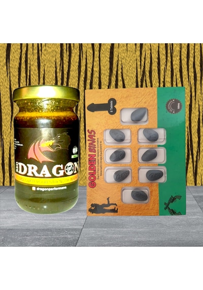 Dragon 110gr Birtkisel Macun + Golden-bnas150mg 8tablet Set Formen