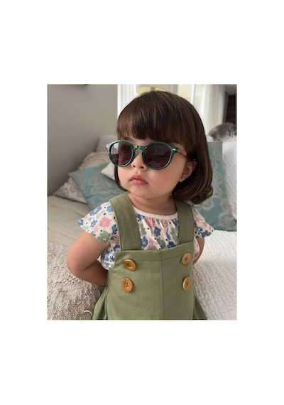 Unisex Yeşil Kırmızı Bebek 0 Yaş Ile 4 Yaş Aralığı Güneş Gözlüğü Polarize Camlı Çocuk Güneş Gözlüğü