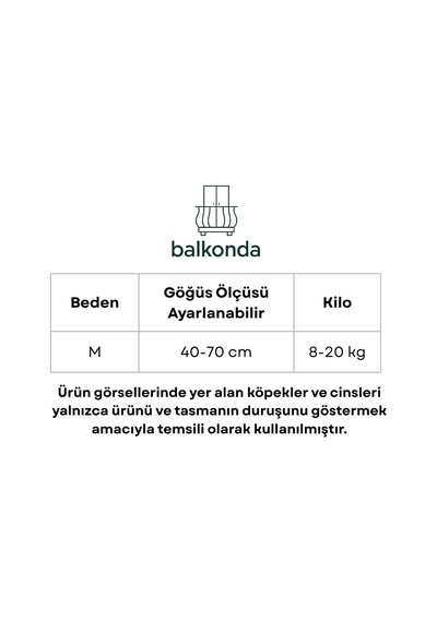 Köpek Göğüs Tasması Orta Irk Ayarlamalı Önden Ve Sırttan Çekmeli Kolon Kordon Siyah