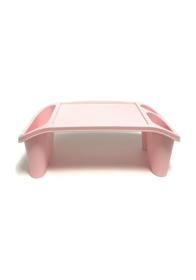 Sabanbaba Plastik Hobi Masası Laptop Sehpası Pembe