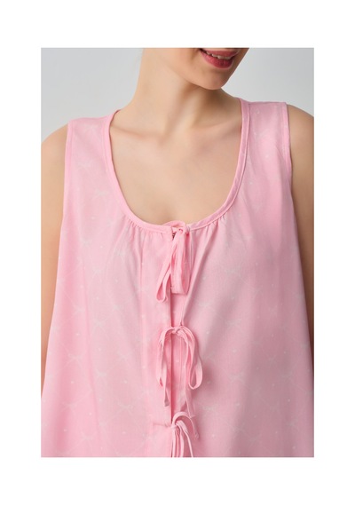 Suwen Cute Atlet Şort Pijama Takımı Wsh109102201083 Pembe