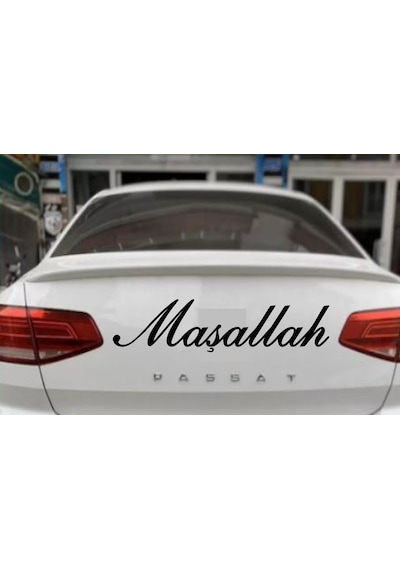 Maşallah 2 Adet Sticker - Araba Oto Motosiklet Karavan Cam Sticker - 00054 20X5 Cm