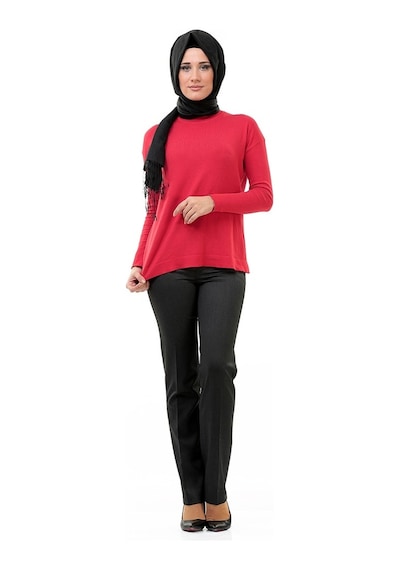 Soralline Kadın Klasik Pantalon 1641 Antrasit Antrasit