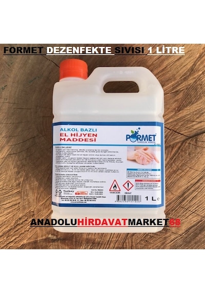 Formet El Dezenfektan Araç Dezenfekte ten Koruma Sıvısı