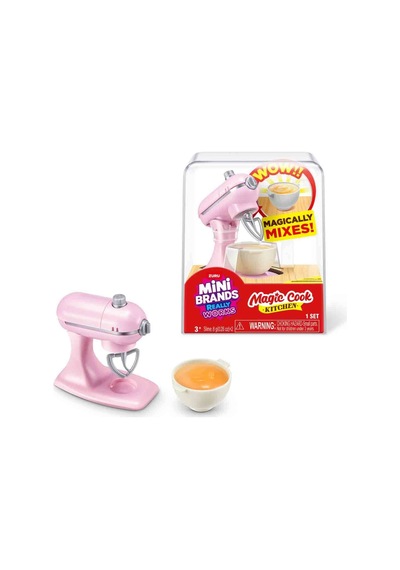 Mini Brands Magic Cook Kitchen Mikser Mini Mutfak Seti Çalışan Minyatür Oyuncak 3+