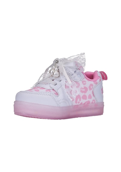 Tuğba Ortopedi 300 Kız Çocuk Işıklı Sneaker Beyaz/pembe