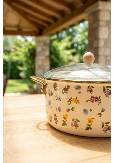 Petit Fleur Kızartma Tenceresi - 22 Cm Çok Renkli