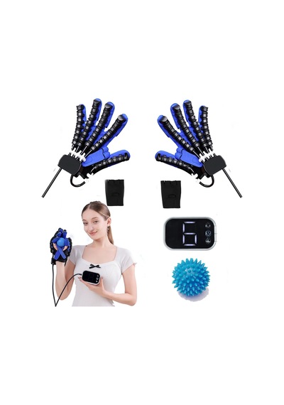 Fosiltech El Rehabilitasyon Robotu Sol ve Sağ Eldiveni Özel Eğitim Seti