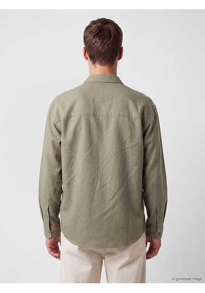 Lcw Vision Haki Regular Fit Erkek Gömlek