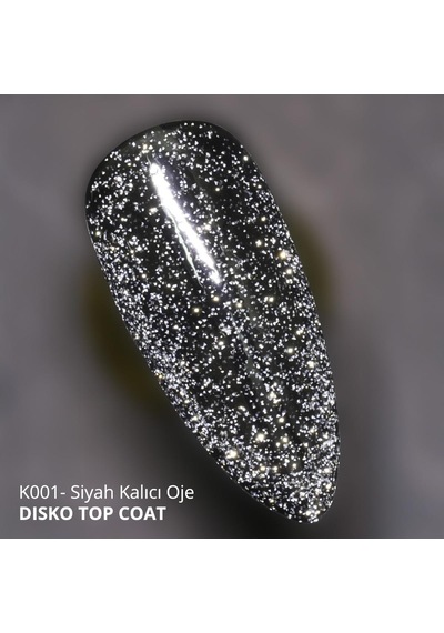 Momo Professional Undefined Kalıcı Oje İçin Disko Efekt Top Coat 10 Ml