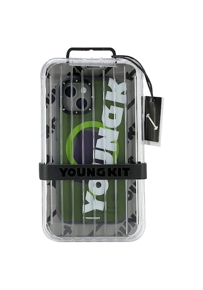 Youngkit - Apple Uyumlu iPhone 15 Binfen Arka Koruma Kılıf - Pembe Pembe