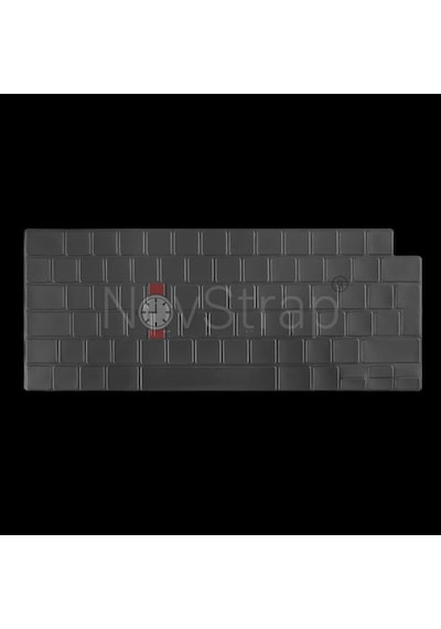 Novstrap Apple Uyumlu MacBook Pro M3 16 İnç A2991 İle Türkçe Q Klavye Şeffaf Klavye Koruyucu Kılıf Karışık Çok Renkli