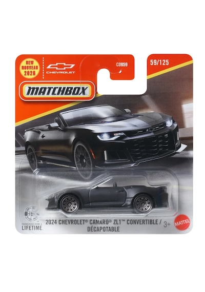 Matchbox 2024 Chevrolet Camaro Zl-1 Convertible 2026 Case Siyah