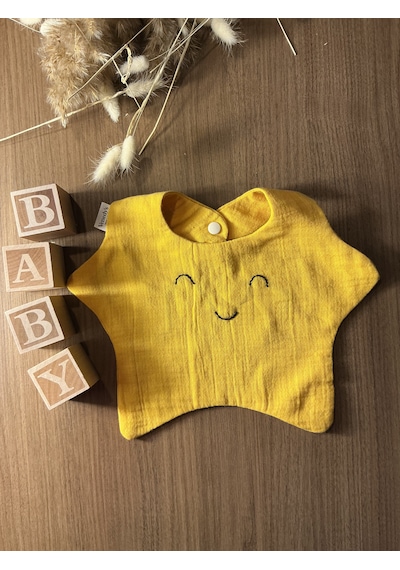 Venedy S Happy Star Mama Önlüğü Hardal