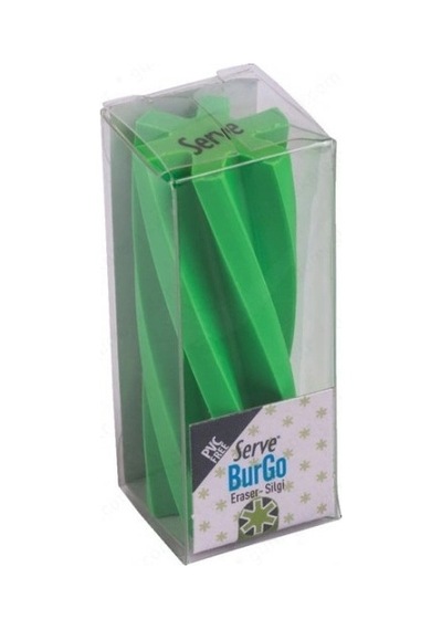 Serve Burgu Pastel Silgi Yeşil