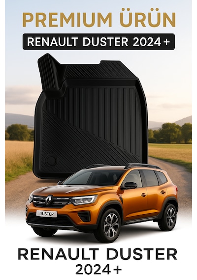 Renault Duster 2024+ Uyumlu 3d Oto Paspas Premium