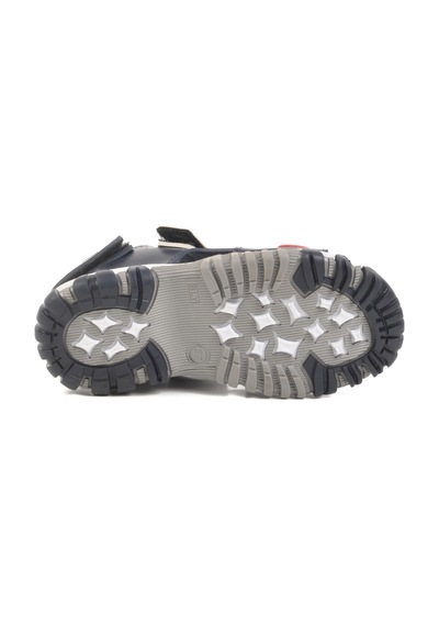 Lacivert Kırmızı Cırtlı Erkek Çocuk Spor Sandalet 173110 P Lacivert Kırmızı
