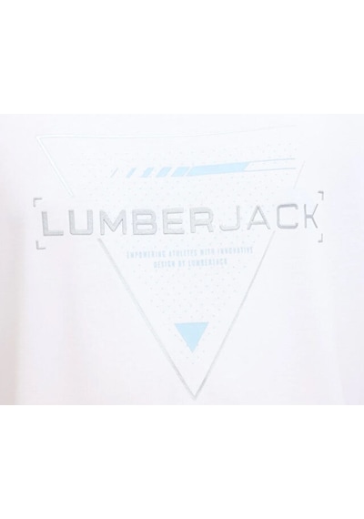 Lumberjack 5m Ml Cris 11c-elg22001 5fx Erkek Günlük Tişört 101948331 Beyaz Beyaz
