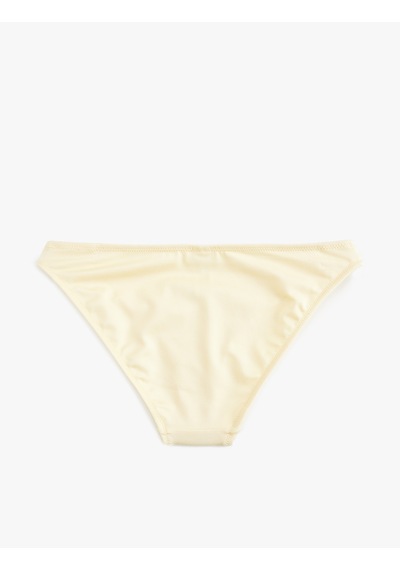 Koton Standart Bel Astarlı Bikini Altı Sarı 5sak00210mm Sarı