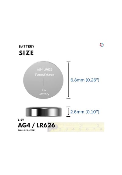 Adet Ag4 376 377 Sr626 Sr626sw Lr66 1.5v Düğme Pil Alkalin Saat Pili Çocuklara Dayanıklı Ambalaj Küçük Elektroni