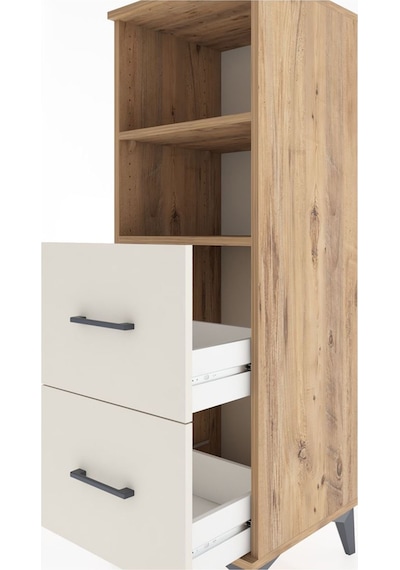 Hyperion Dolap 2 Raflı 2 Çekmeceli 44x44x134 Çam-aytaşı Çam