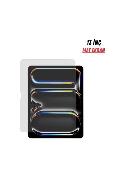 Apple İpad Pro 13 İnç M4 2024 9h Mat Ekran Koruyucu