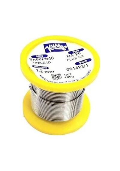 Kurtel 100 GR 60/40 Kendinden Pastalı Lehim Teli 1.2 MM