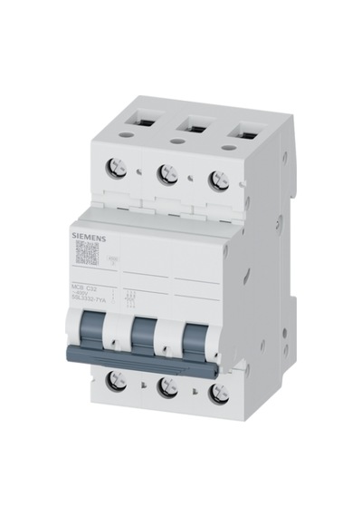 Siemens 5sl3332-7ya 3 Faz 32a C Tipi 4.5ka Trifaze Otomatik Sigorta