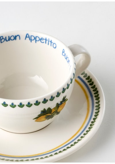 Bella Maison Lemoncello Porselen 2'li Çay Fincanı Seti 270 Cc Çok Renkli