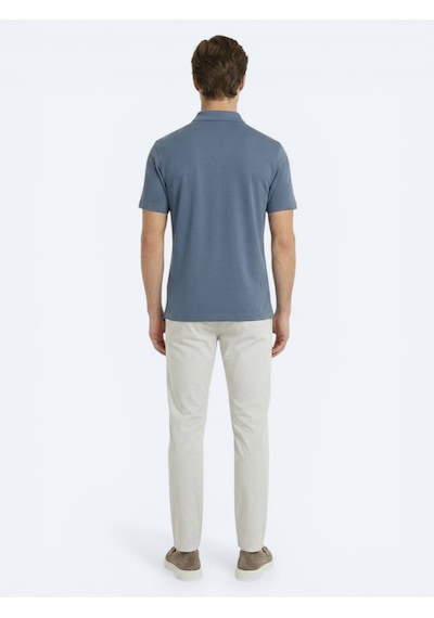 Kip İndigo Düz T-shirt