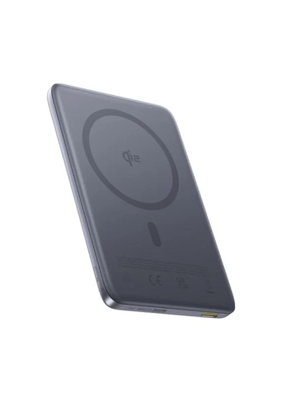 Picogo Ultra-slim Qi2 Magsafe Kablosuz Şarj Gri 10000 Mah Hızlı Şarj Powerbank