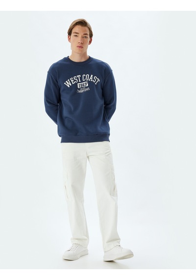 Koton Oversize Sweatshirt Kolej Baskılı Bisiklet Yaka Pamuk Karışımlı Lacivert 5wam70099mk Lacivert Koton Oversize Sweatshirt Kolej Baskılı Bisiklet Yaka Pamuk Karışımlı Lacivert 5wam70099mk Lacivert