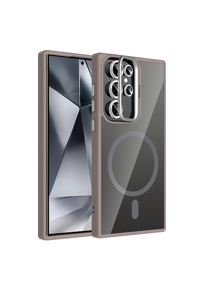 Nihcase Samsung Uyumlu Galaxy S24 Ultra Kılıf Etro Standlı Lens  Kapak