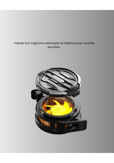 Astraltech Telefon Soğutucu Kompakt Ve Sessiz Fanlı Rgb Işık