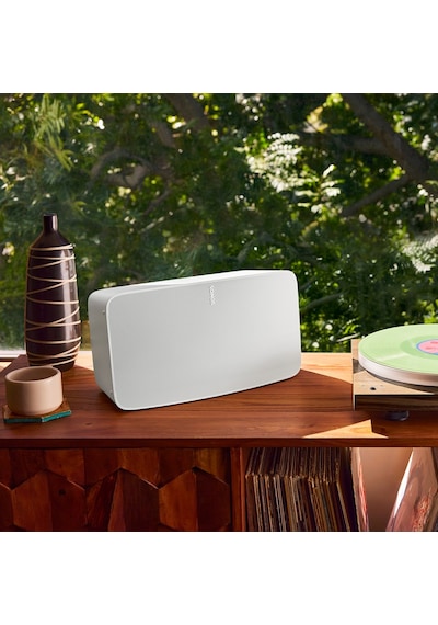 Sonos Five Kablosuz Hi-fi Hoparlör, Wi-fi Bağlantılı, Apple Airplay 2 Uyumlu, Derin Bas Ve Geniş Stereo Ses Performanslı Ev Tipi Akıllı Hoparlör