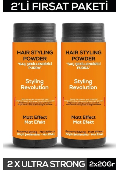 Fontenay Saç Şekillendirici Pudra Toz Wax Ultra Strong 2 x 20 G + Şekil Tarak + Morfose Saç Spreyi 400 ML