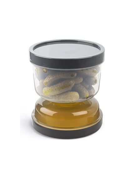 Kum Saati Zeytin Ve Turşu Saklama Kabı Plastik Yeşil Diğer