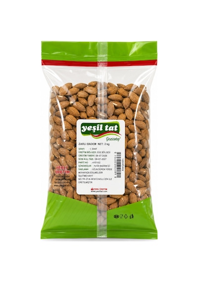 Yeşil Tat Zarlı Badem İçi 2 Kg