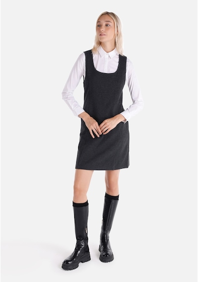 Colin's Colins Regular Fit Kadın Antrasit Kolsuz Elbise Cl1065104 Q1.v2 Anm Antra Melanj