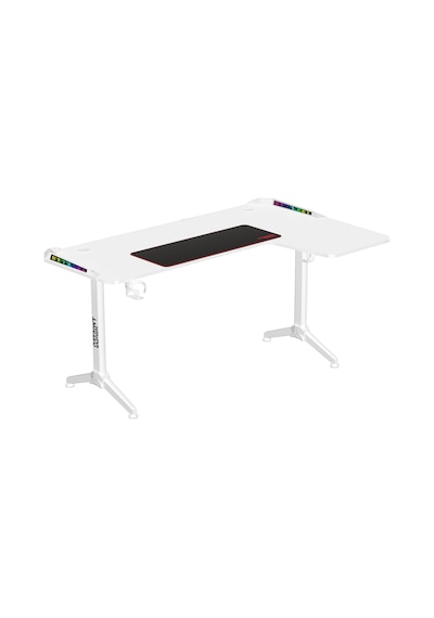 Twısted Minds Warrıor Tm-y-rw-rgb L Design Oyuncu Masası -Beyaz Twısted Minds Warrıor Tm-y-rw-rgb L Design Oyuncu Masası -Beyaz