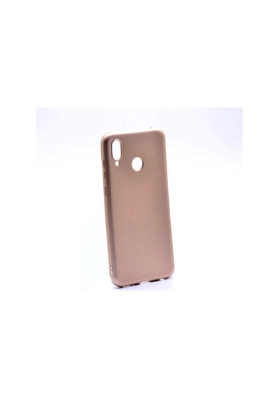 Huawei Honor Play Kılıf Zore Premier Silikon Kapak Gold