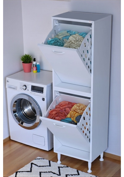 Eliusta Veluna 35 Cm Kirli Çamaşır Sepetli Dolap Banyo Dolabı Beyaz 35x138x32,5 Cm 2 Sepetli Dolap Beyaz Eliusta Veluna 35 Cm Kirli Çamaşır Sepetli Dolap Banyo Dolabı Beyaz 35x138x32,5 Cm 2 Sepetli Dolap Beyaz